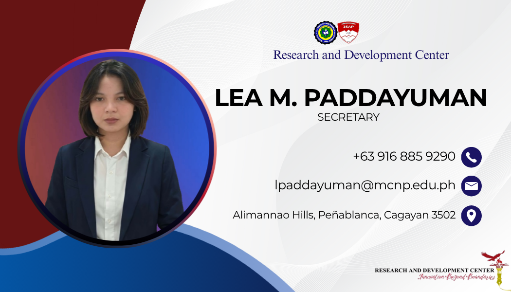 Ms. Lea M. Paddayuman - Secretary