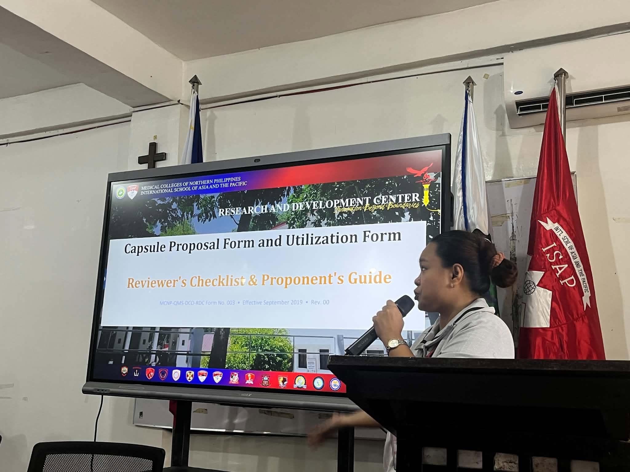 Open forum and research consultation at ISAP AVR 1