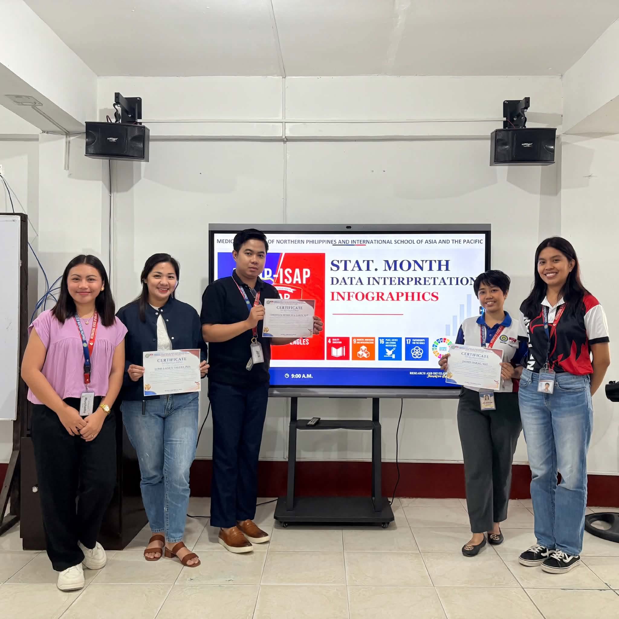 Infographic presentation session in progress