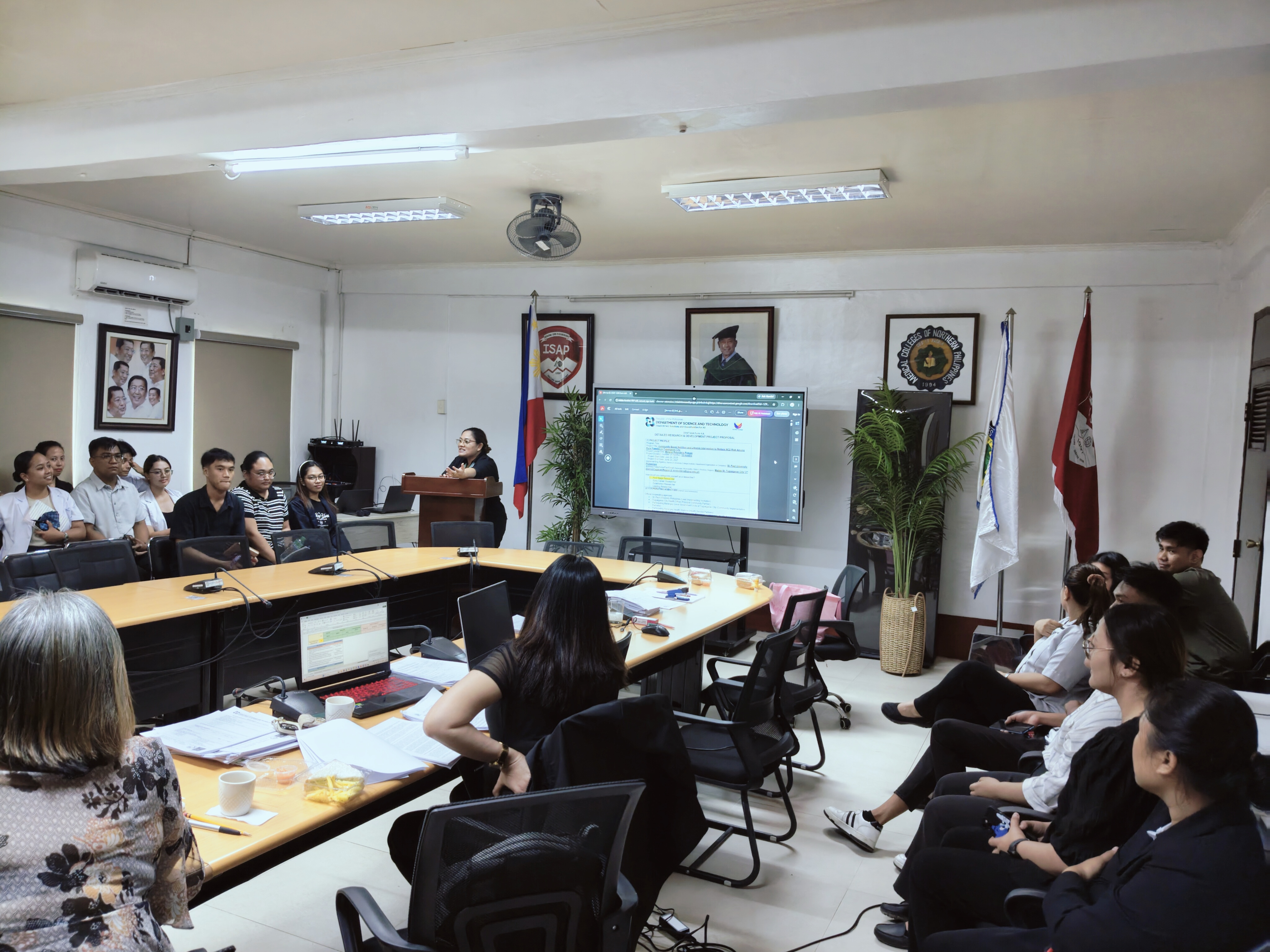 Faculty research presentation session