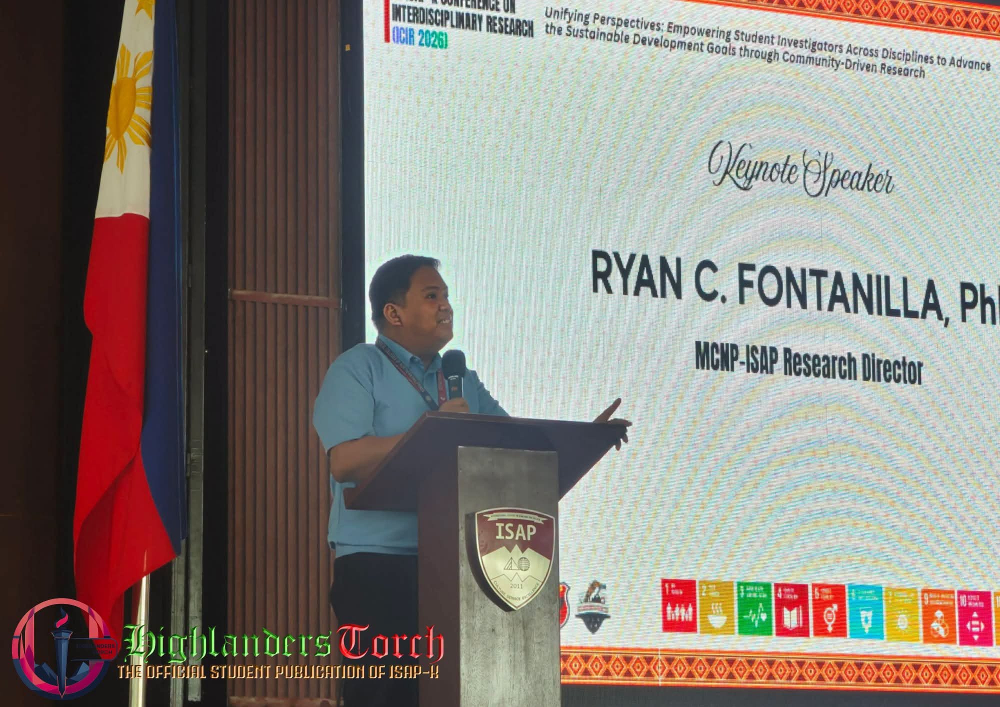 1st ISAP-K Conference on Interdisciplinary Research (ICIR 2026) - Keynote Speaker Dr. Ryan C. Fontanilla