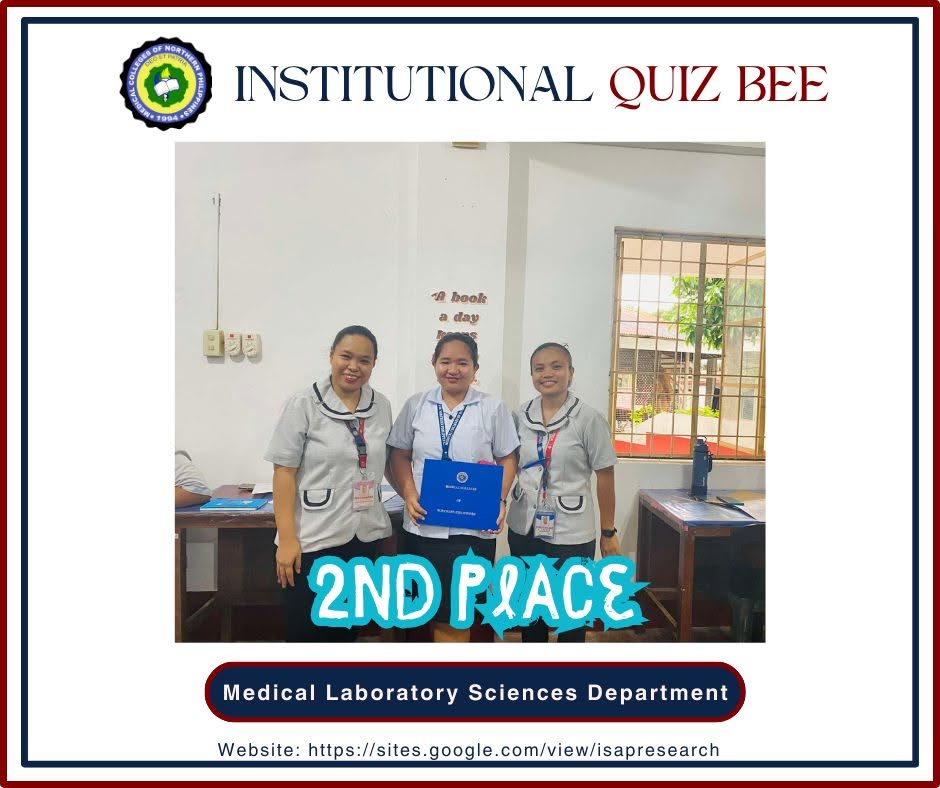 MCNP 2nd Place - Medical Laboratory Sciences Department