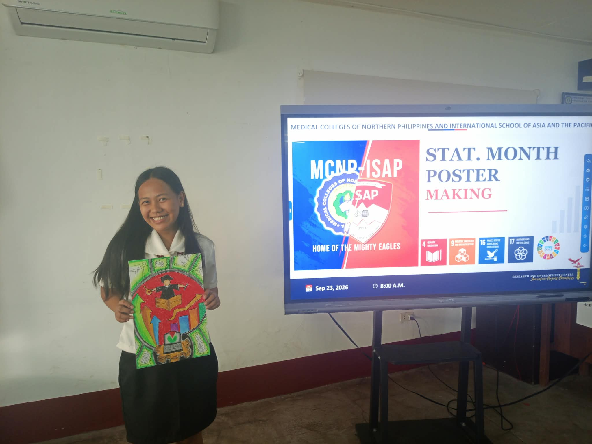 High-impact poster connecting data analytics with global sustainability goals