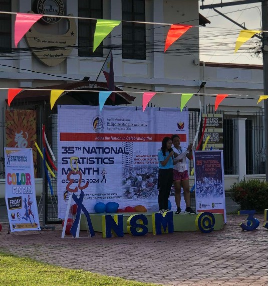 School Statisticians Join the 35th National Statistics Month Color Fun Run