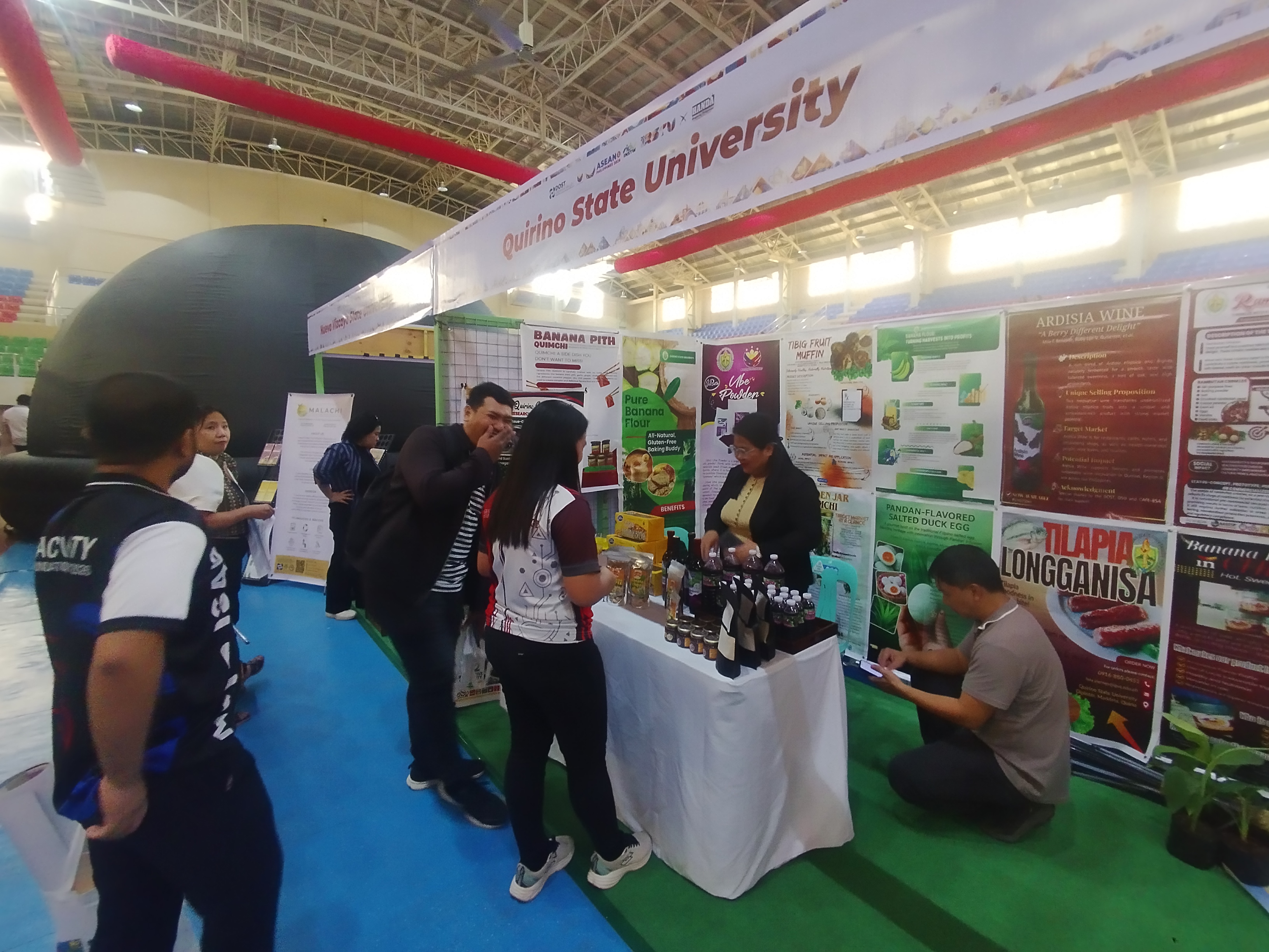 Regional food technology and enterprise development booth